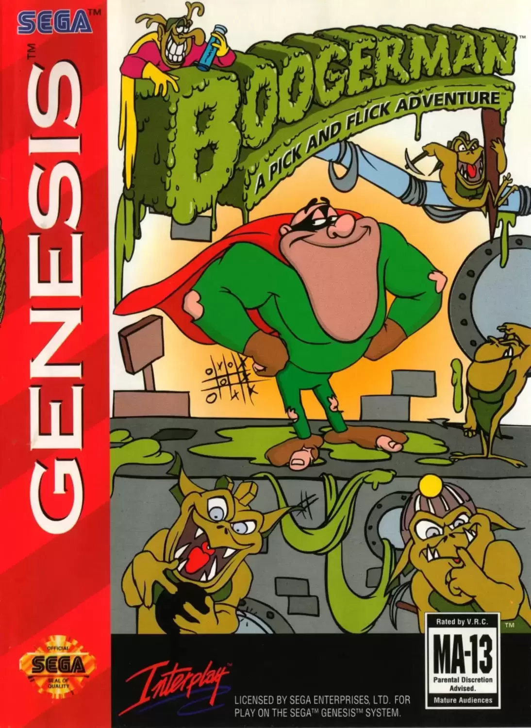 US - Jeux SEGA Genesis - Boogerman - A Pick And Flick Adventure