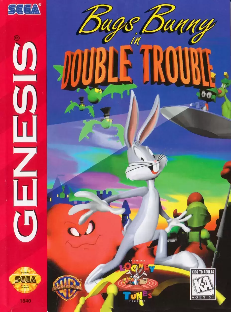 US - Sega Genesis Games - Bugs Bunny In Double Trouble