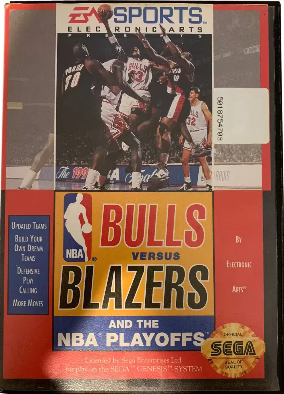US - Jeux SEGA Genesis - Bulls versus Blazers and the NBA Playoffs