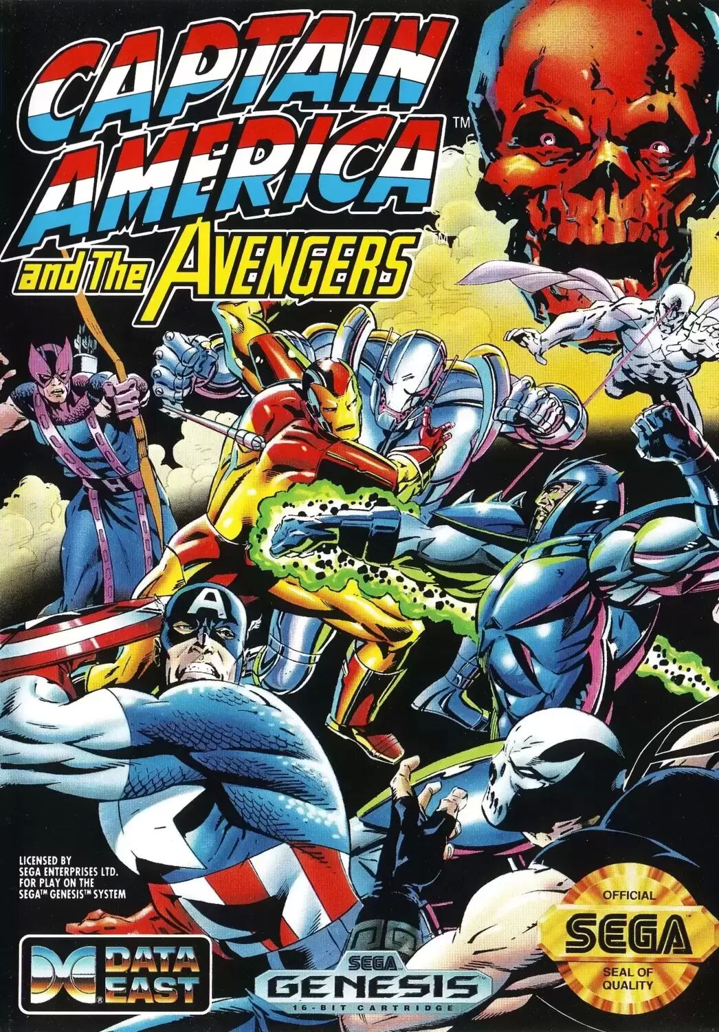 US - Sega Genesis Games - Captain America and the Avengers