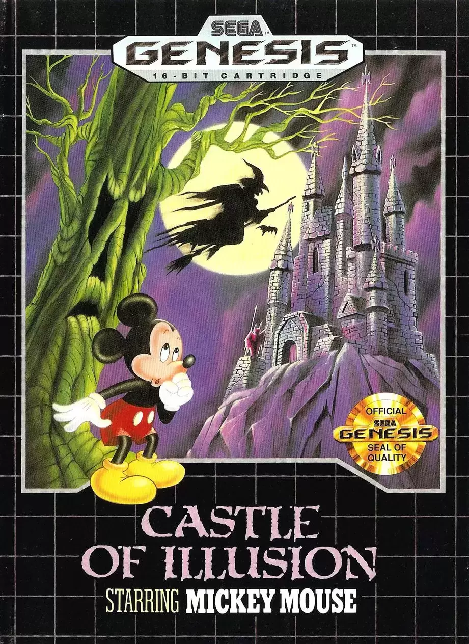 US - Sega Genesis Games - Castle of Illusion Starring Mickey Mouse