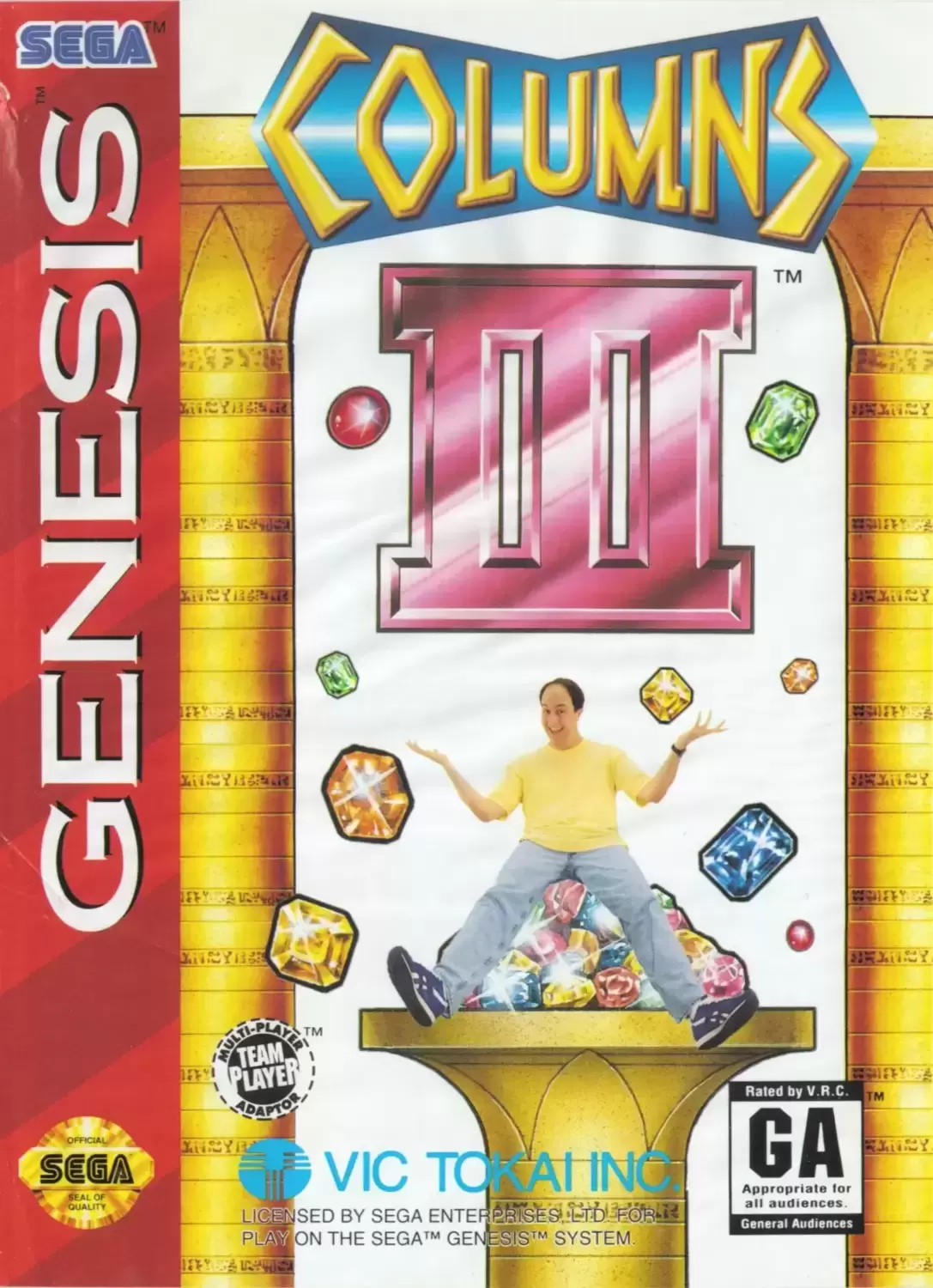 US - Sega Genesis Games - Columns III
