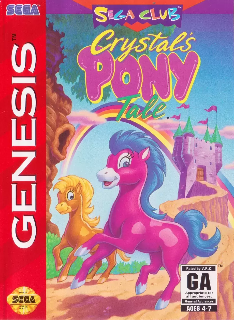 US - Jeux SEGA Genesis - Crystal\'s Pony Tale