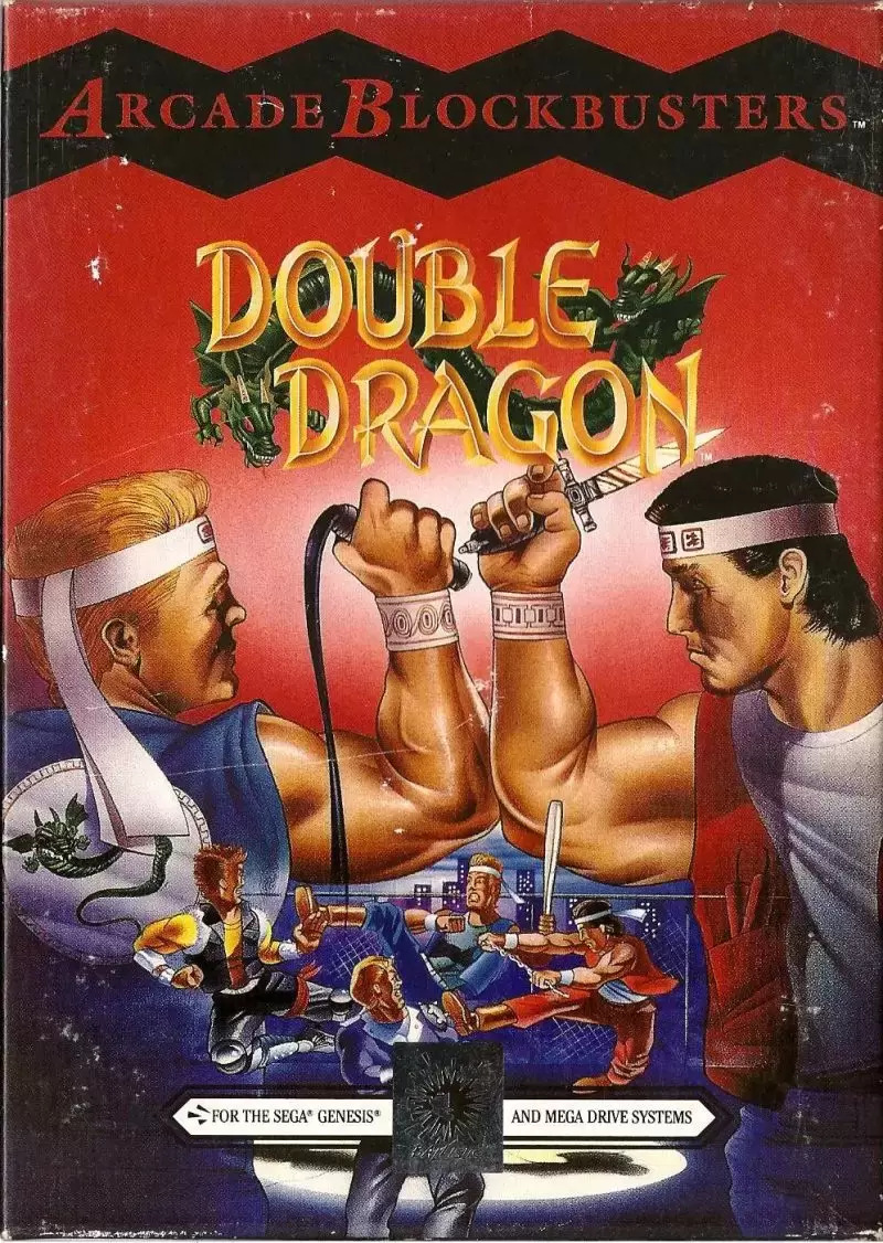 US - Sega Genesis Games - Double Dragon