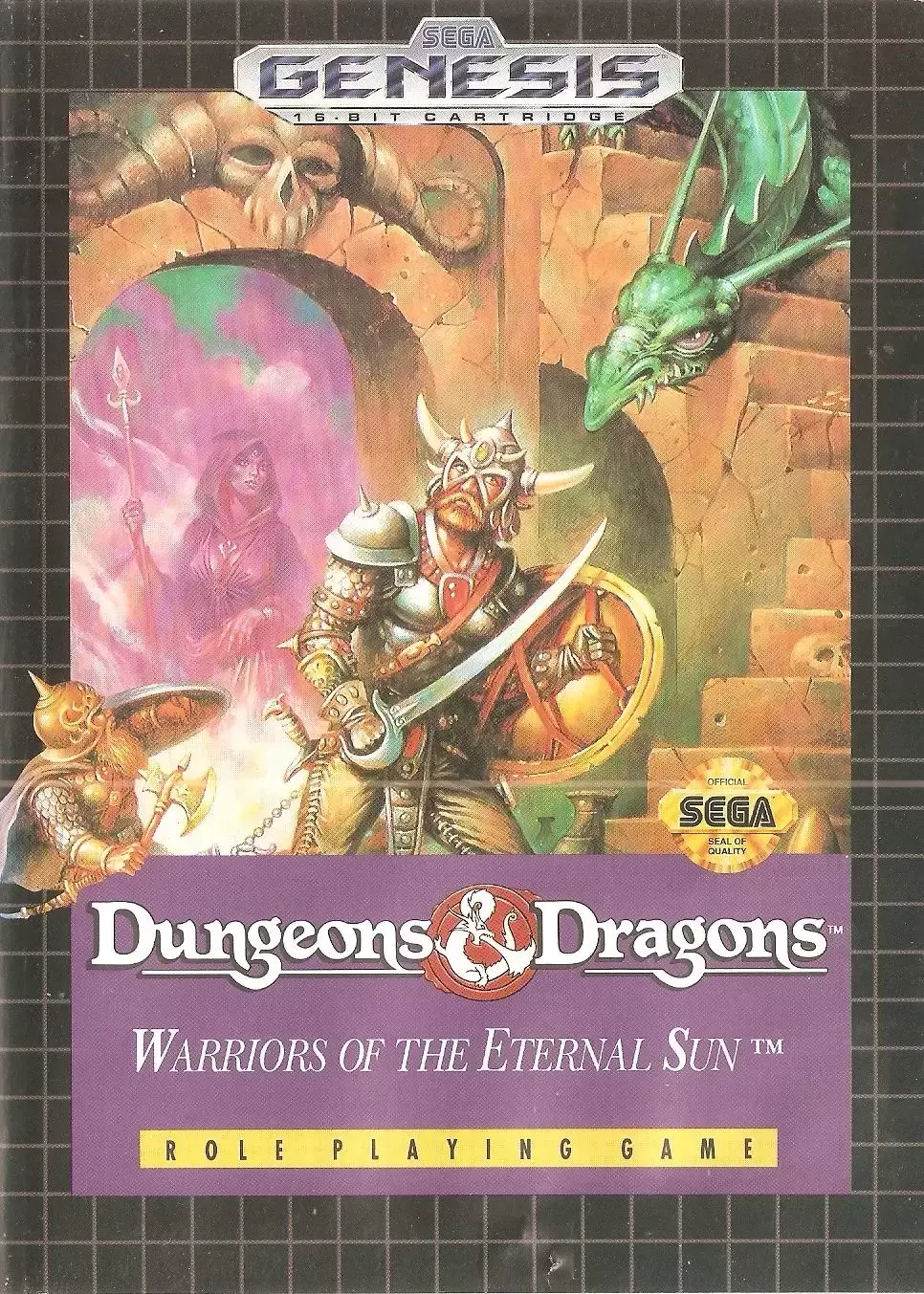 US - Jeux SEGA Genesis - Dungeons & Dragons: Warriors of the Eternal Sun