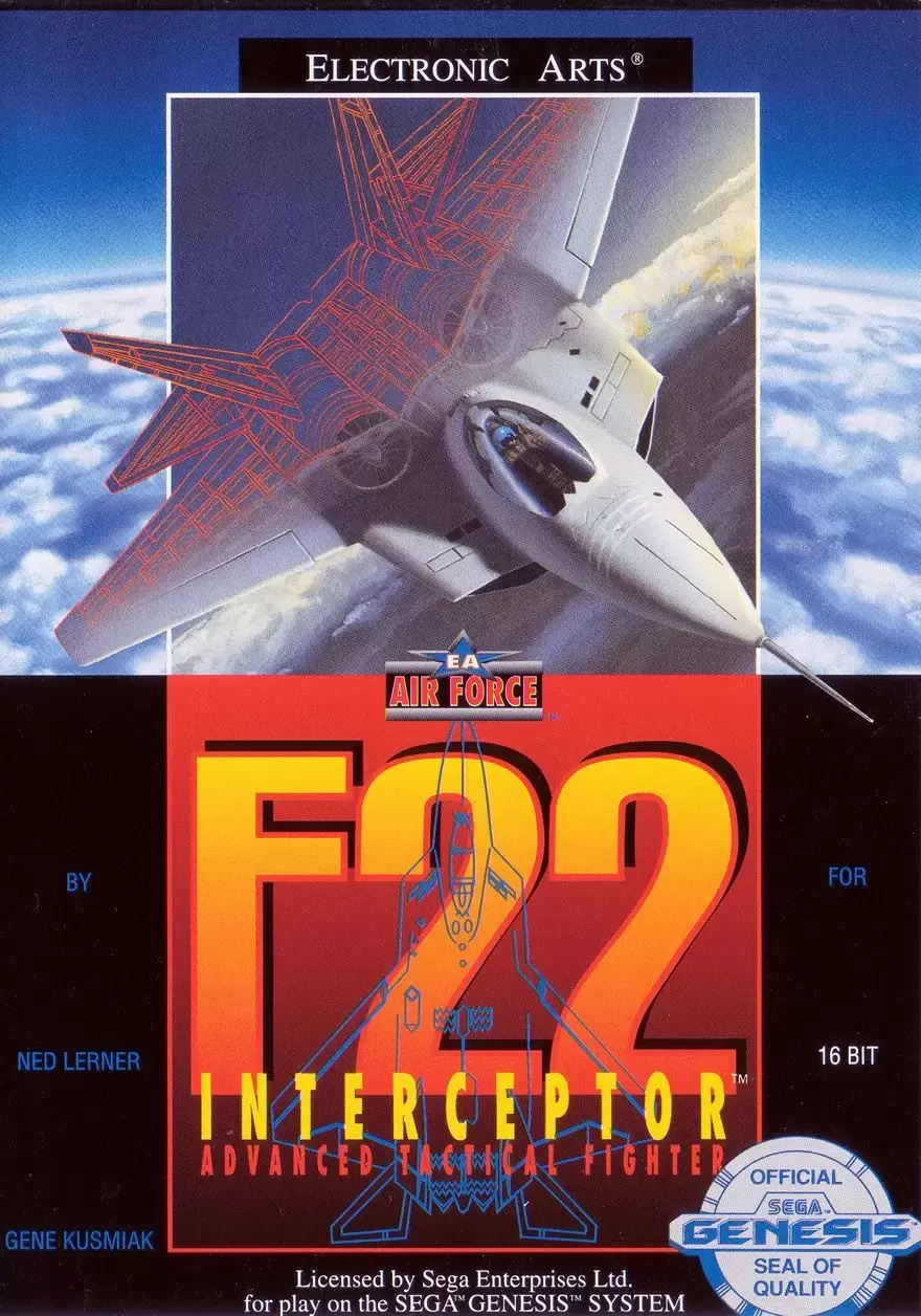 US - Jeux SEGA Genesis - F-22 Interceptor : Advanced Tactical Fighter
