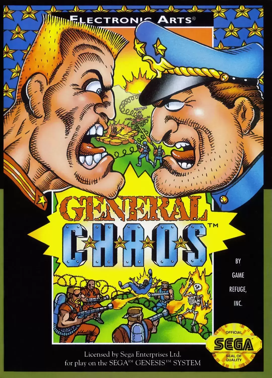US - Sega Genesis Games - General Chaos