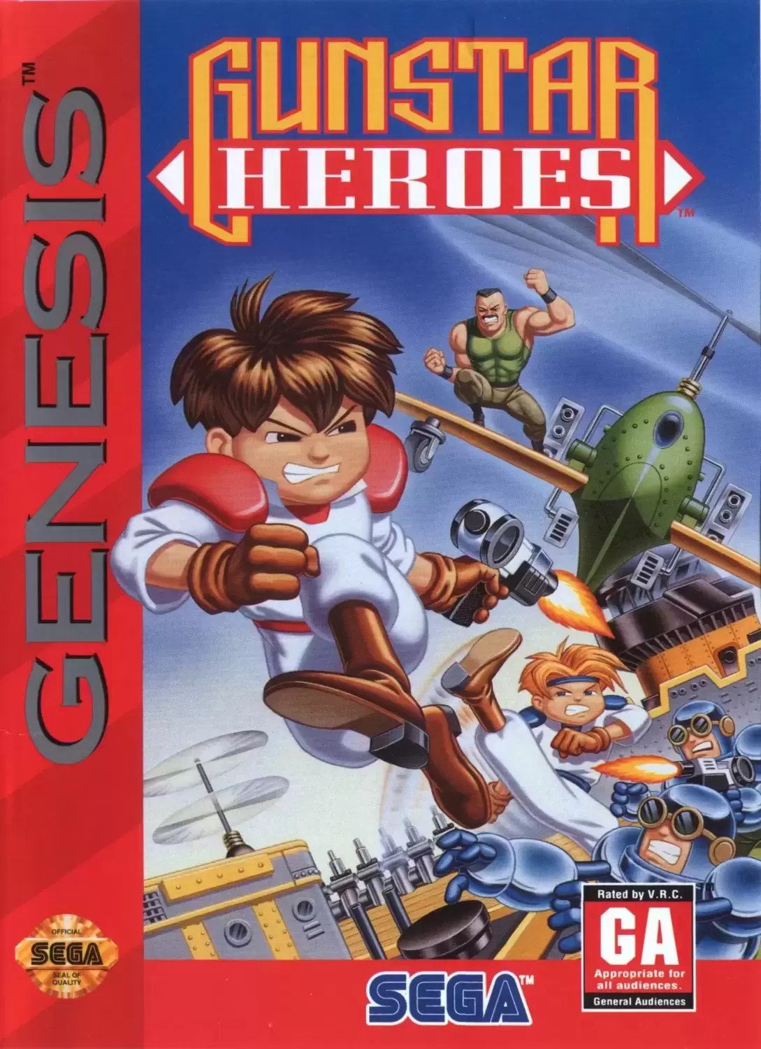 US - Sega Genesis Games - Gunstar Heroes