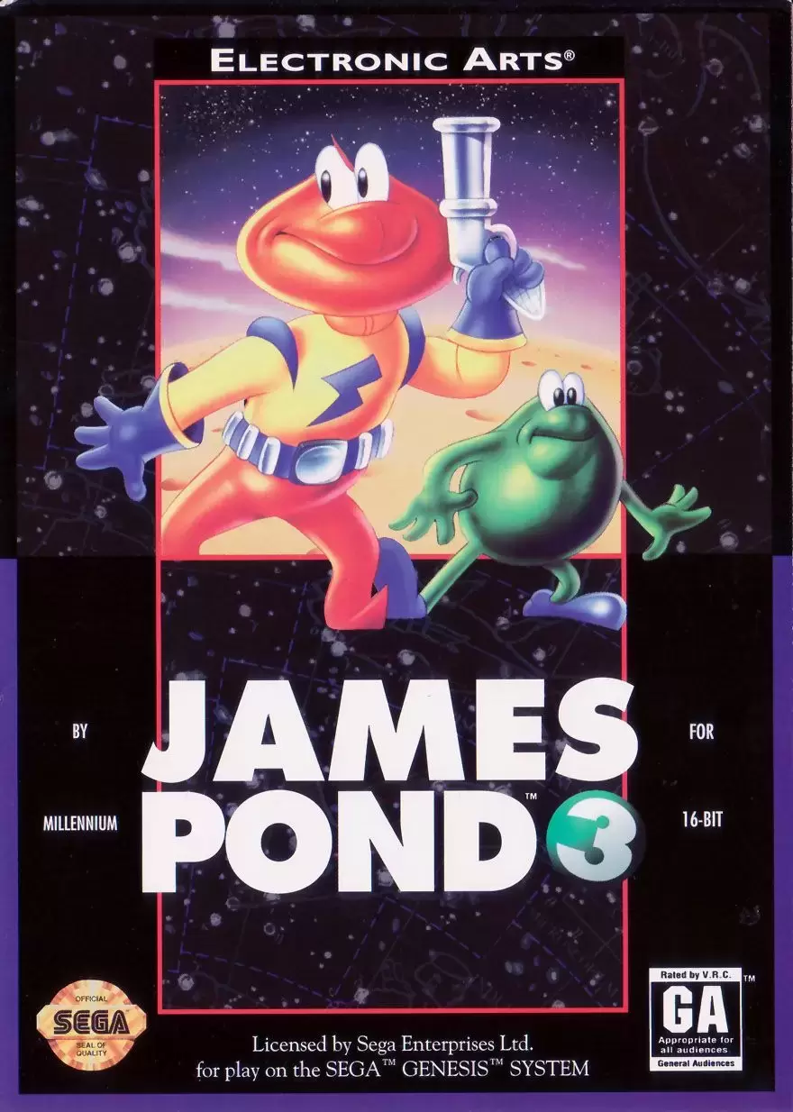 US - Jeux SEGA Genesis - James Pond 3: Operation Starfish