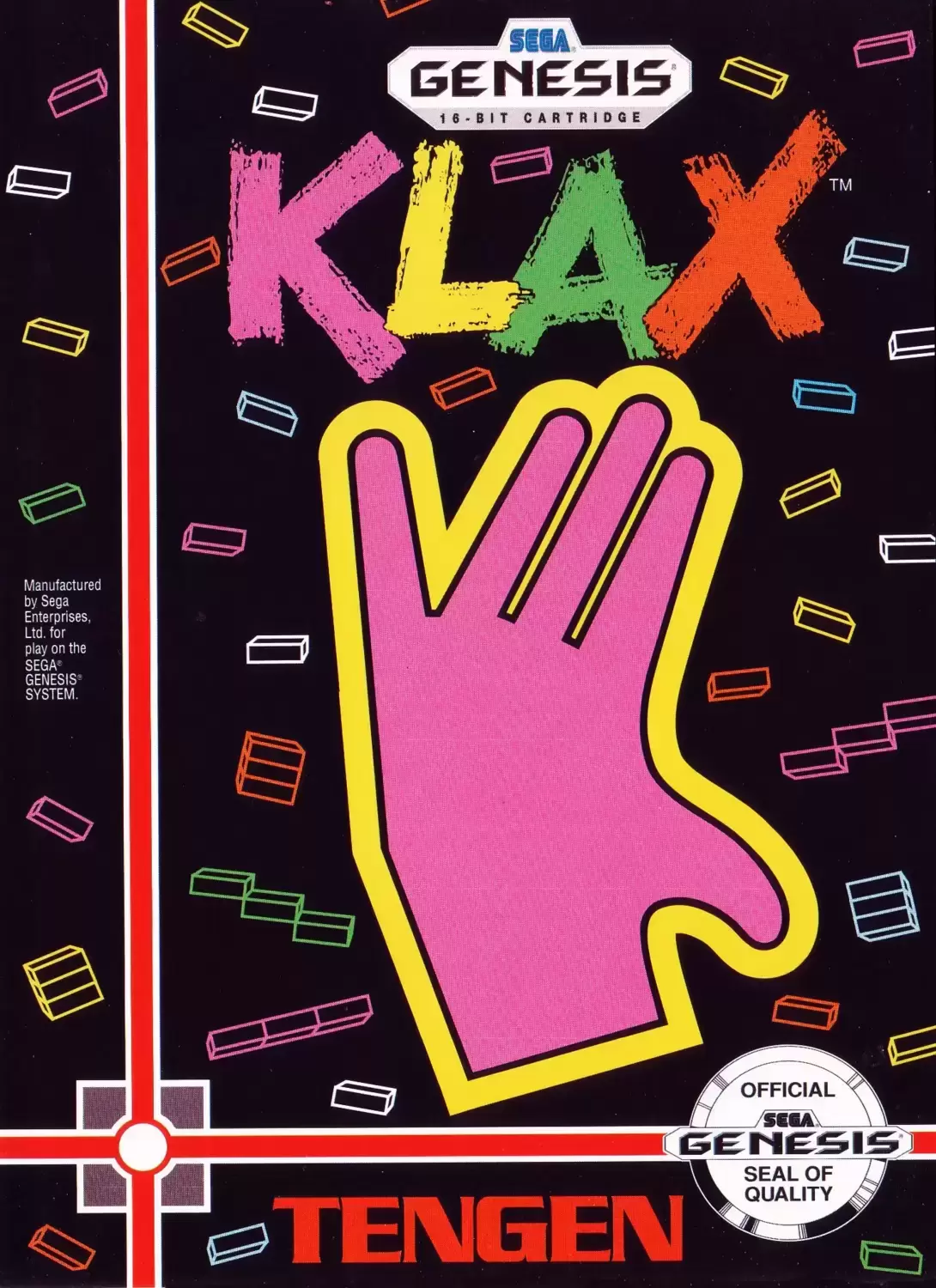 US - Sega Genesis Games - Klax (Tengen)