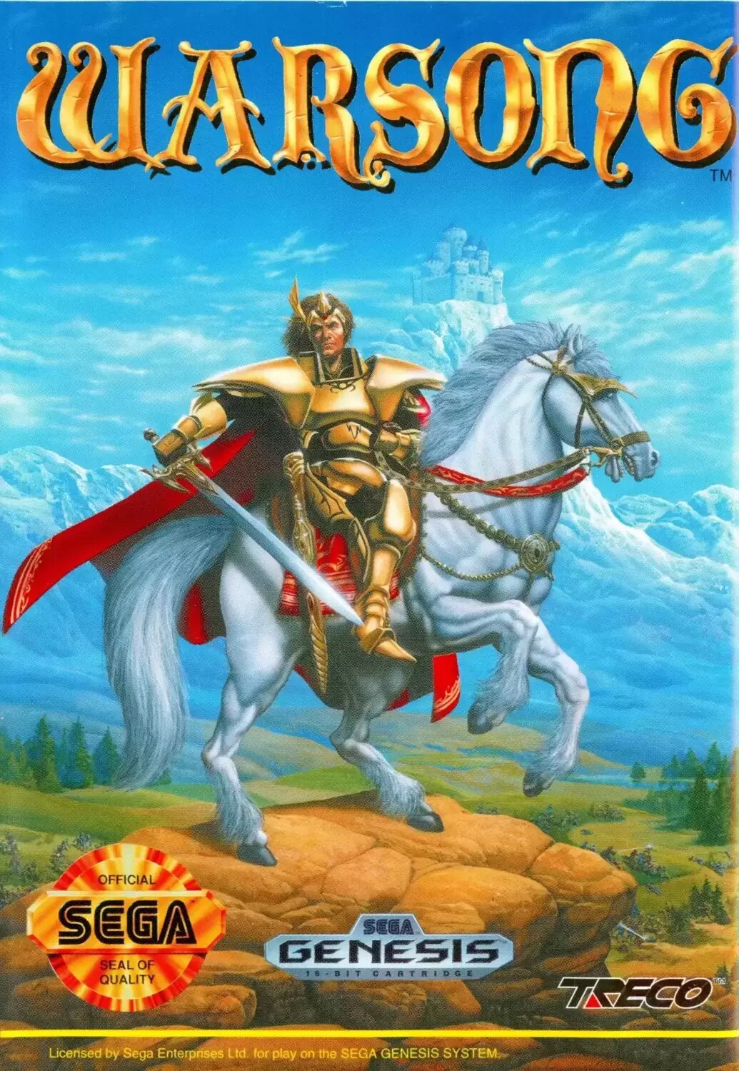 US - Sega Genesis Games - Warsong