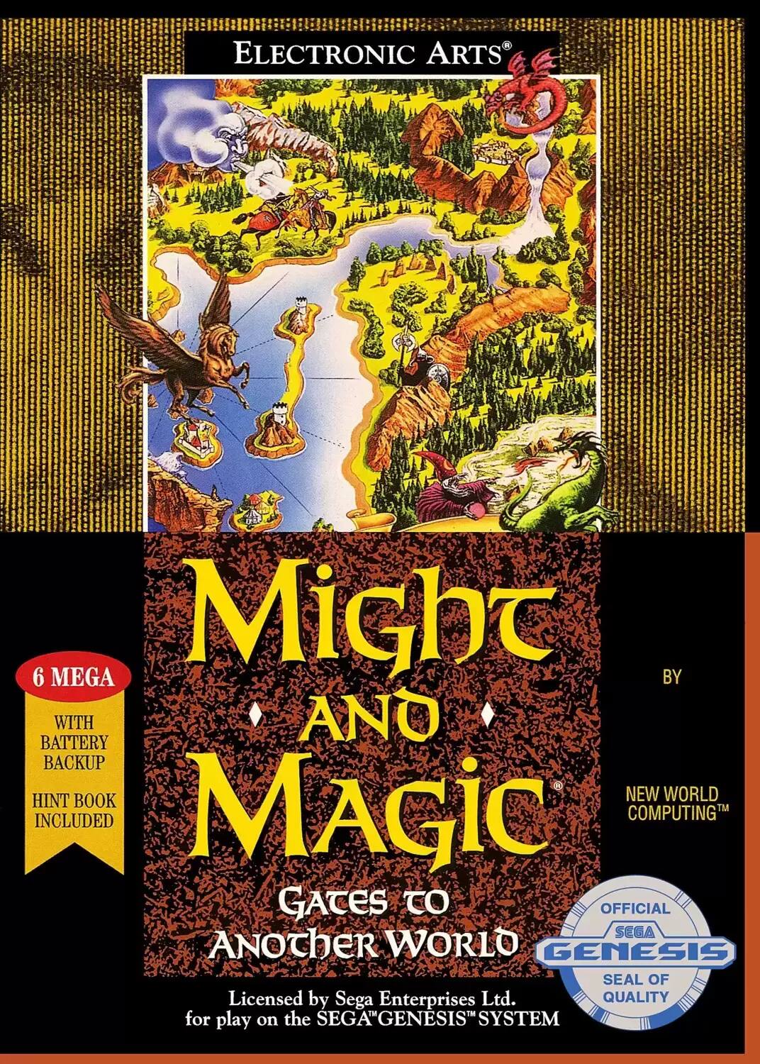 US - Jeux SEGA Genesis - Might and Magic: Gates to Another World