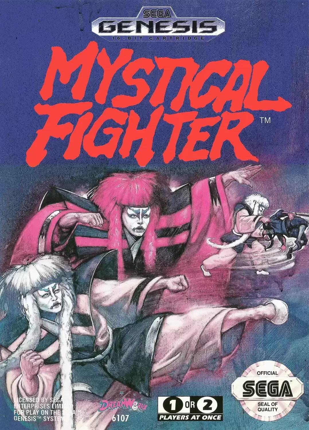 US - Sega Genesis Games - Mystical Fighter