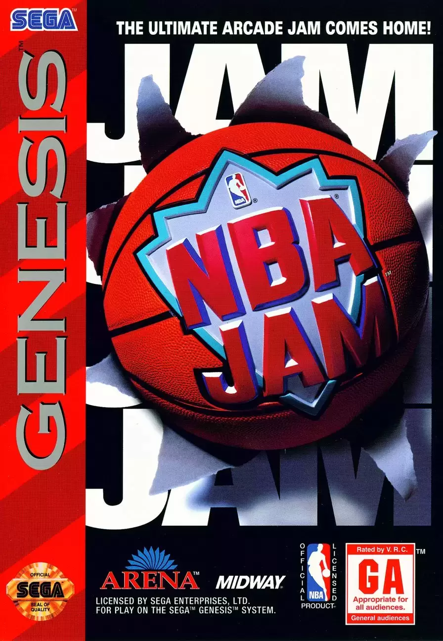 US - Jeux SEGA Genesis - NBA Jam