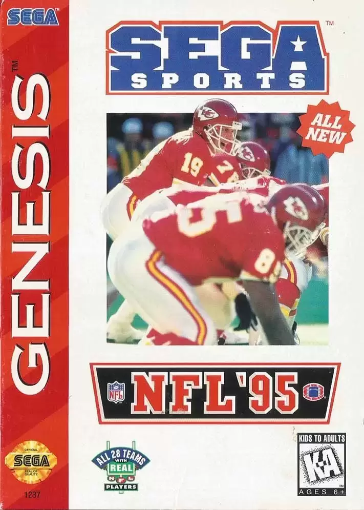 US - Jeux SEGA Genesis - NFL \'95