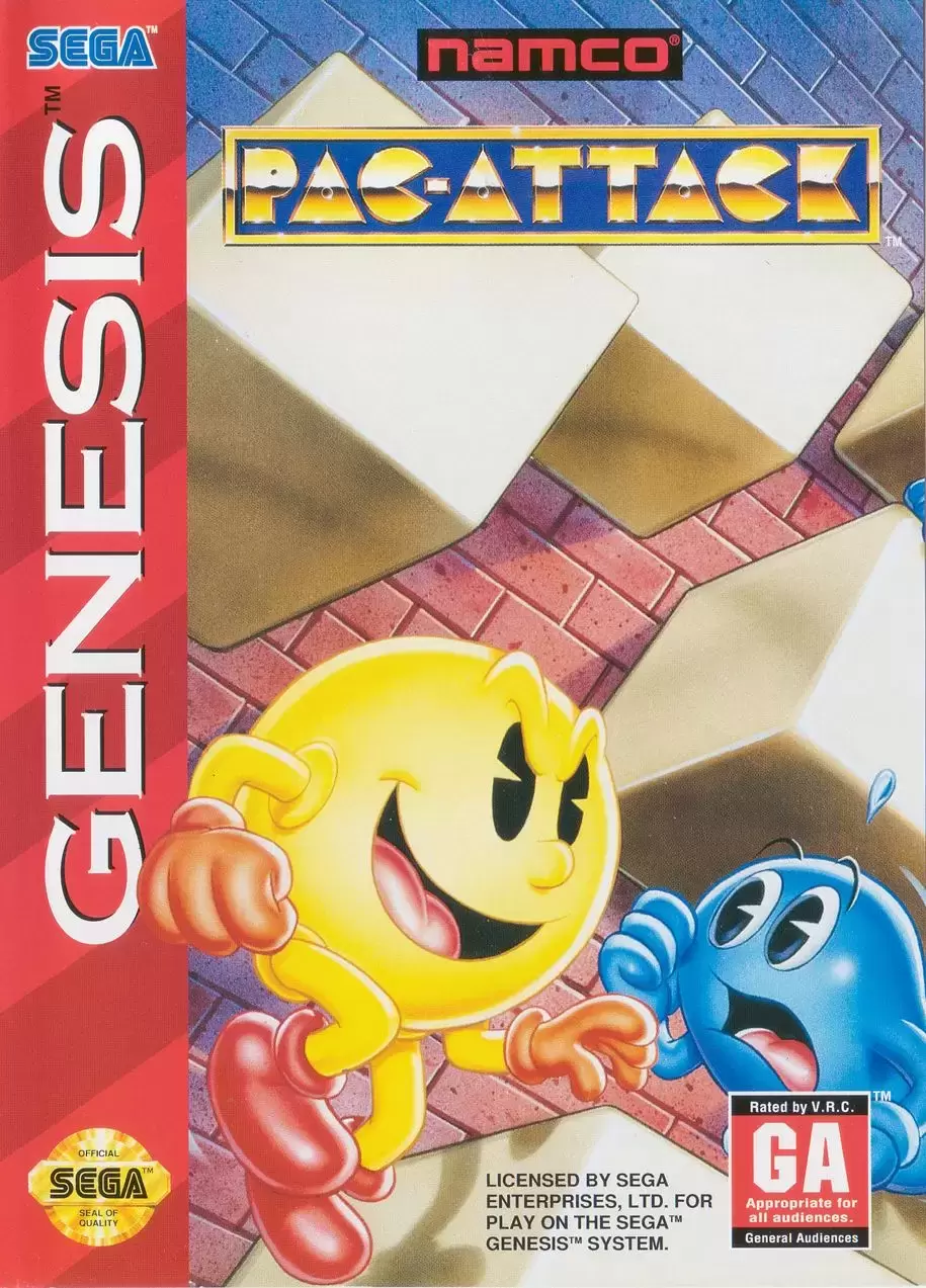 US - Jeux SEGA Genesis - Pac-Attack