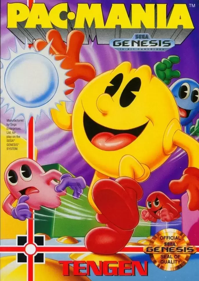 US - Jeux SEGA Genesis - Pac-Mania