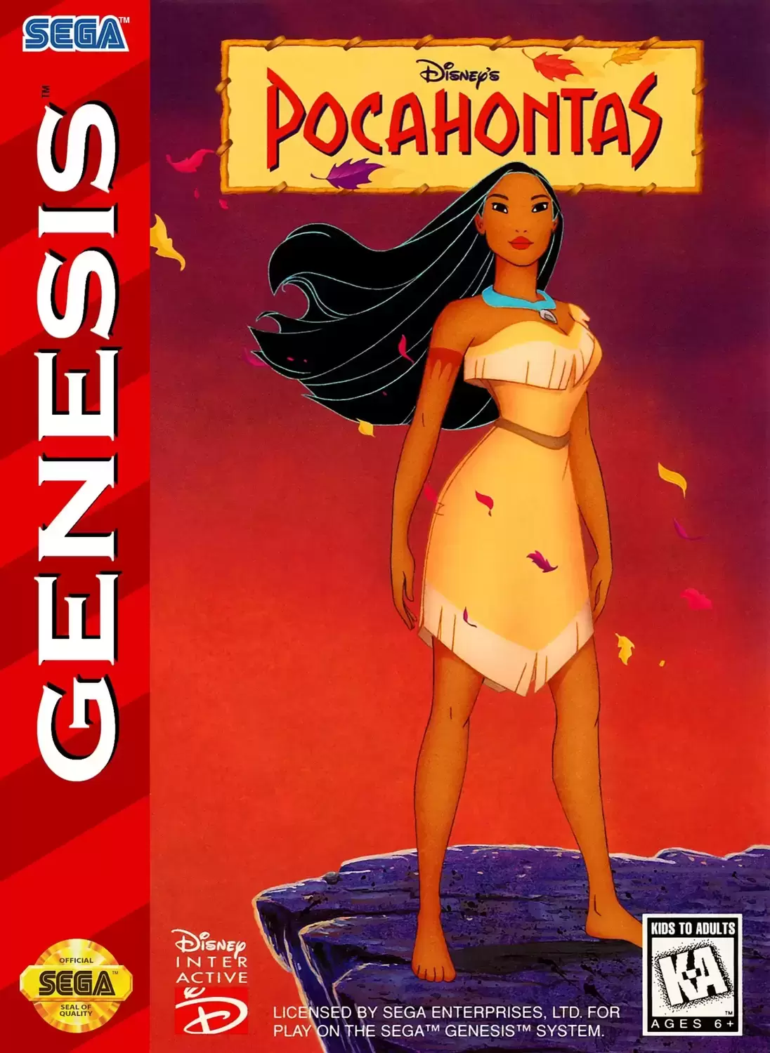 US - Sega Genesis Games - Pocahontas