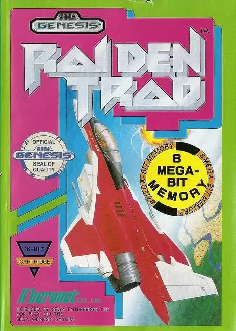 US - Sega Genesis Games - Raiden Trad