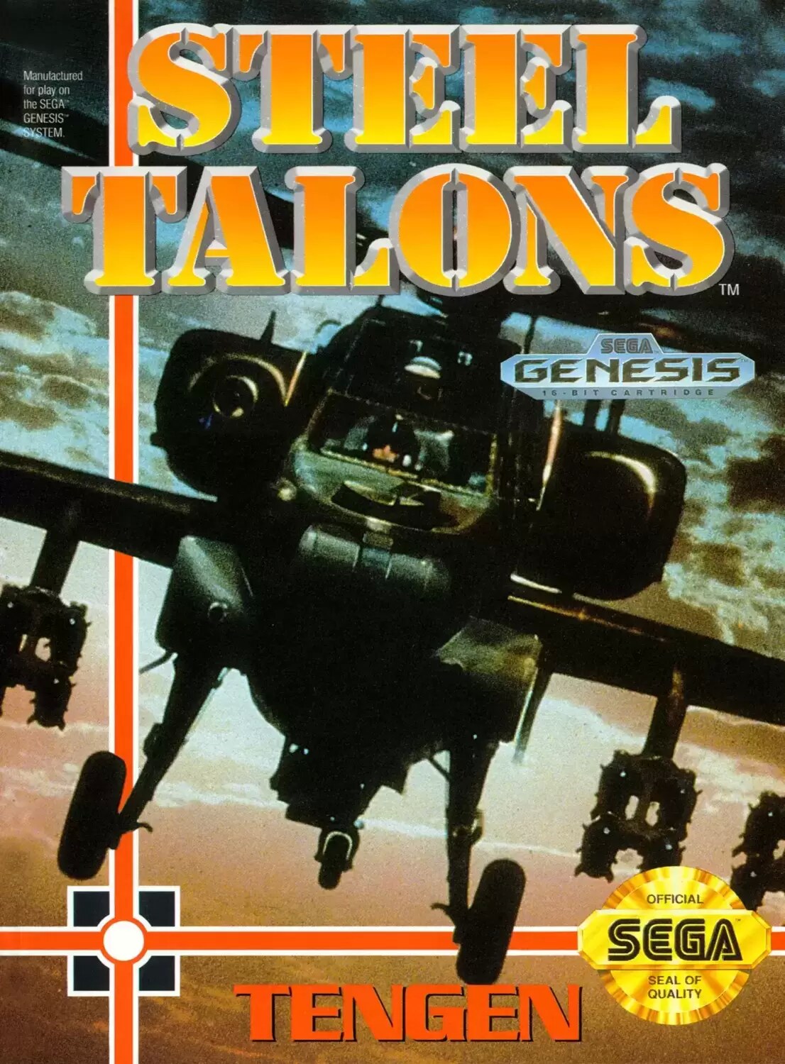 US - Sega Genesis Games - Steel Talons