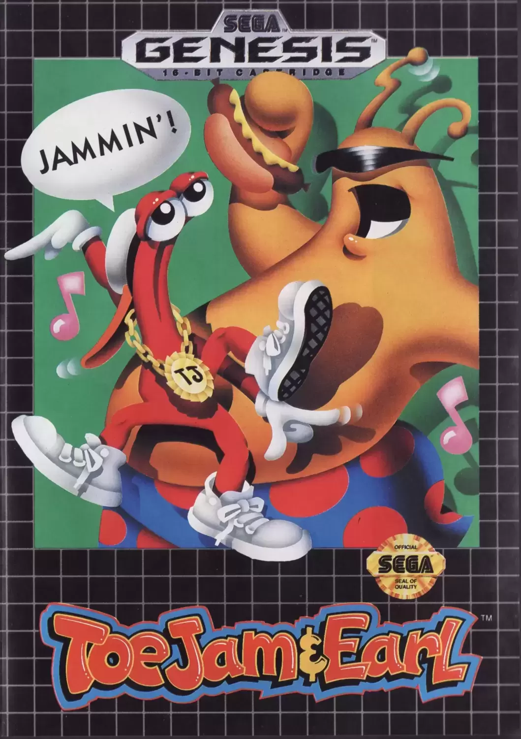 US - Sega Genesis Games - ToeJam & Earl