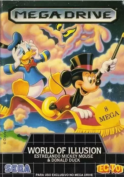 BRA - Jeux Mega Drive Brésiliens - World of Illusion Starring Mickey Mouse and Donald Duck