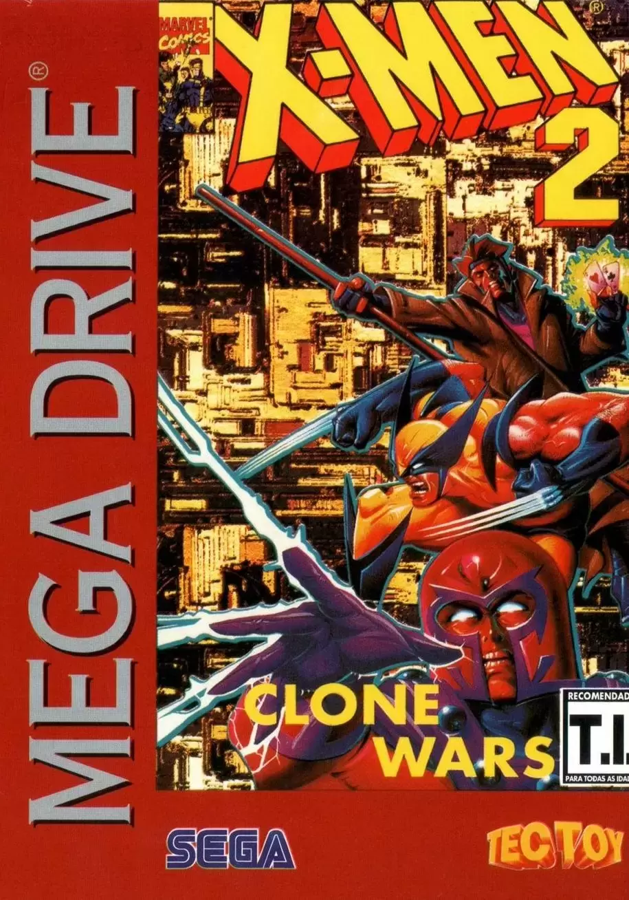 BRA - Jeux Mega Drive Brésiliens - X-Men 2: Clone Wars