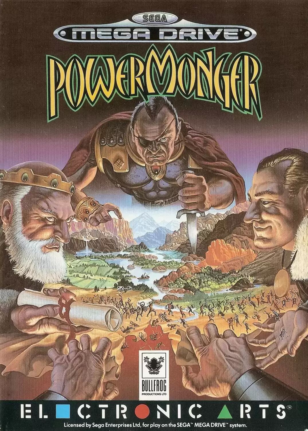 EUR - European Mega Drive Games - Power Monger