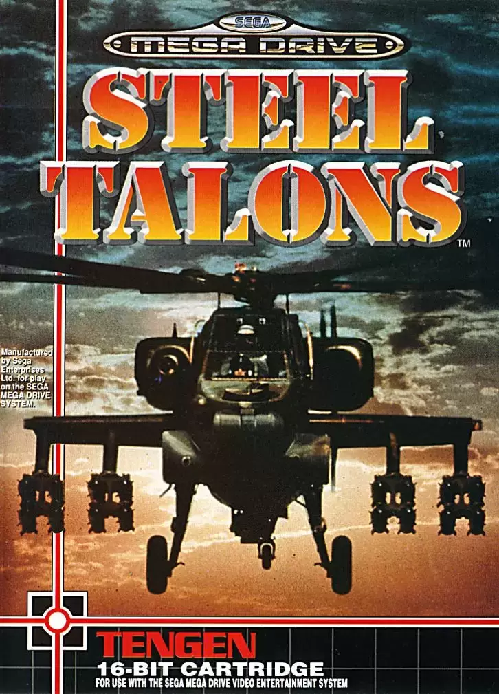 EUR - European Mega Drive Games - Steel Talons