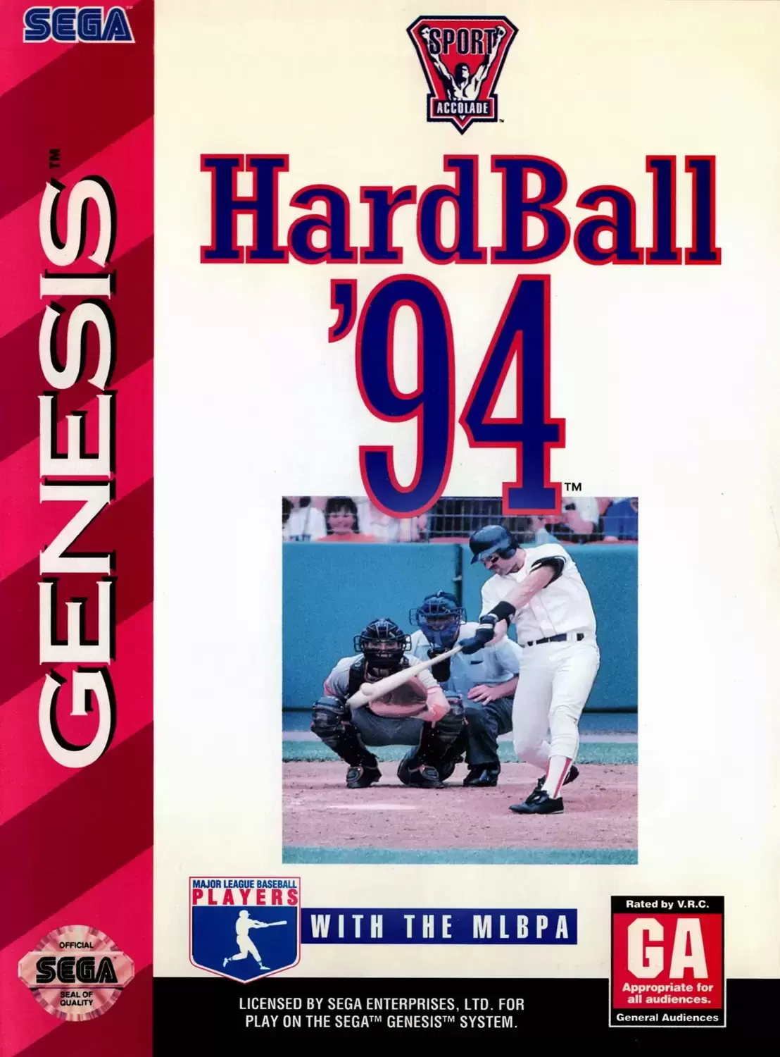 US - Jeux SEGA Genesis - HardBall \'94
