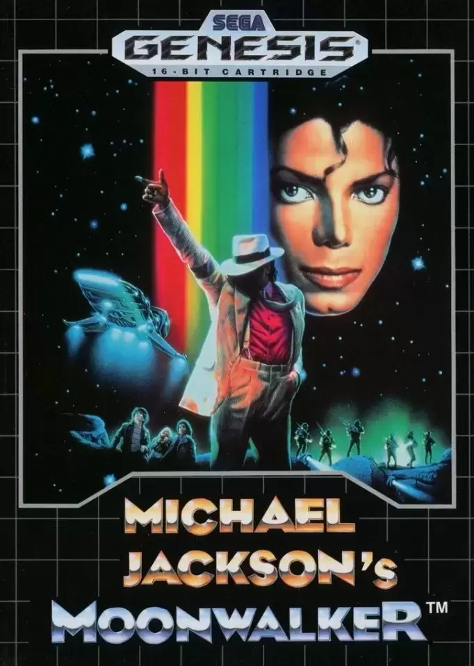 US - Sega Genesis Games - Michael Jackson\'s Moonwalker
