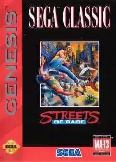 US - Sega Genesis Games - Streets of Rage