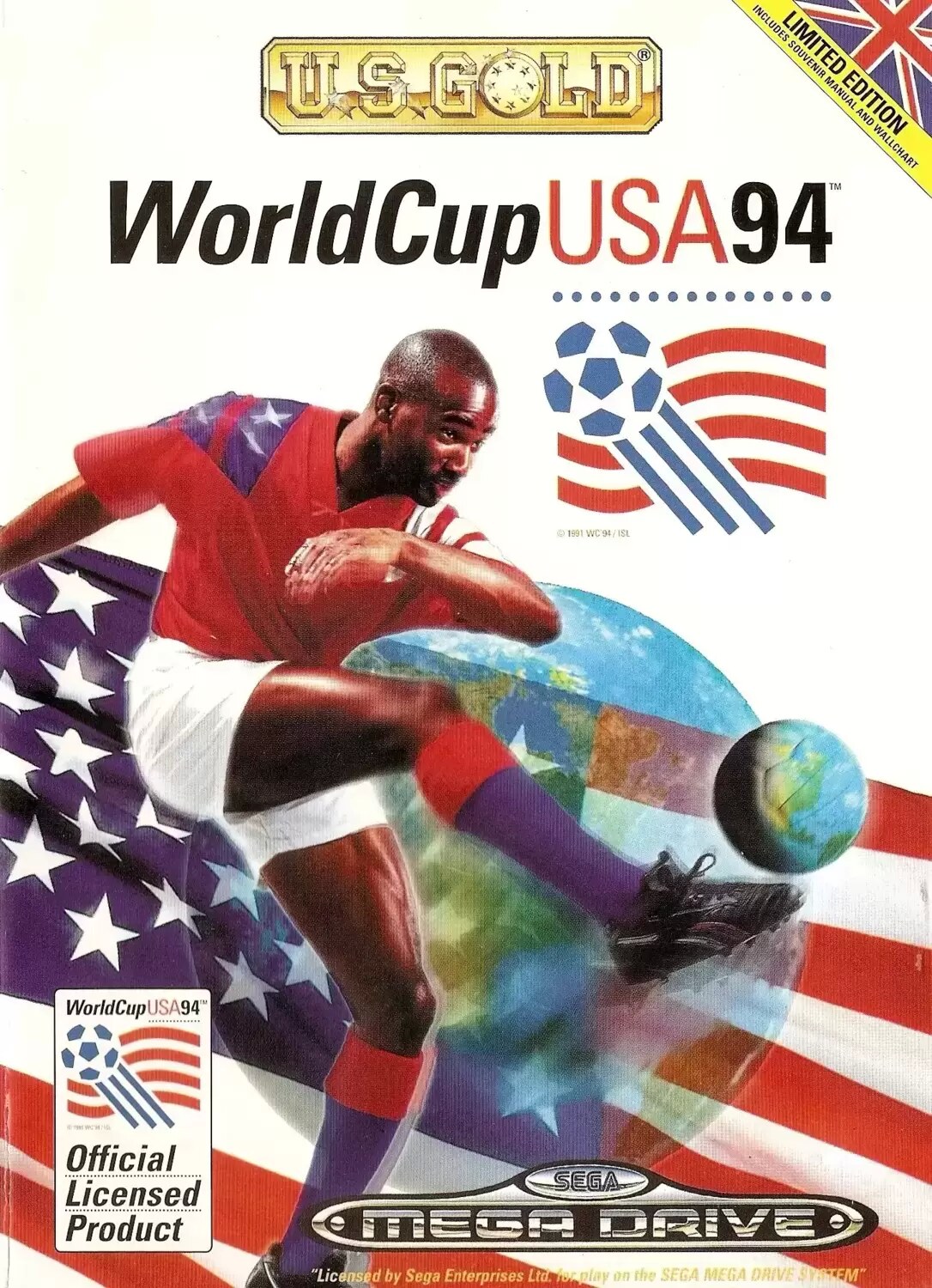 UK - Jeux Mega Drive Royaume-Uni - World Cup USA \'94