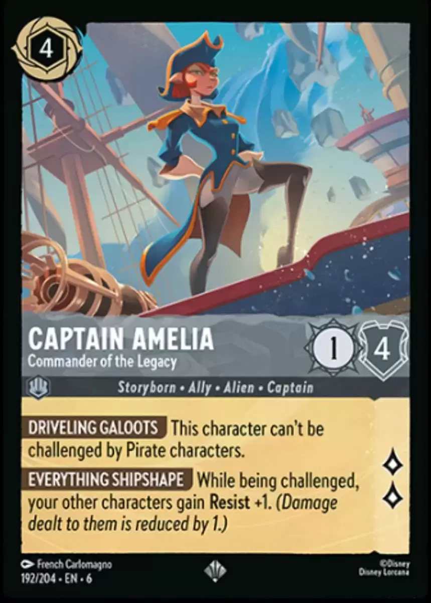 Azurite Sea - Captain Amelia - Commander of the Legacy