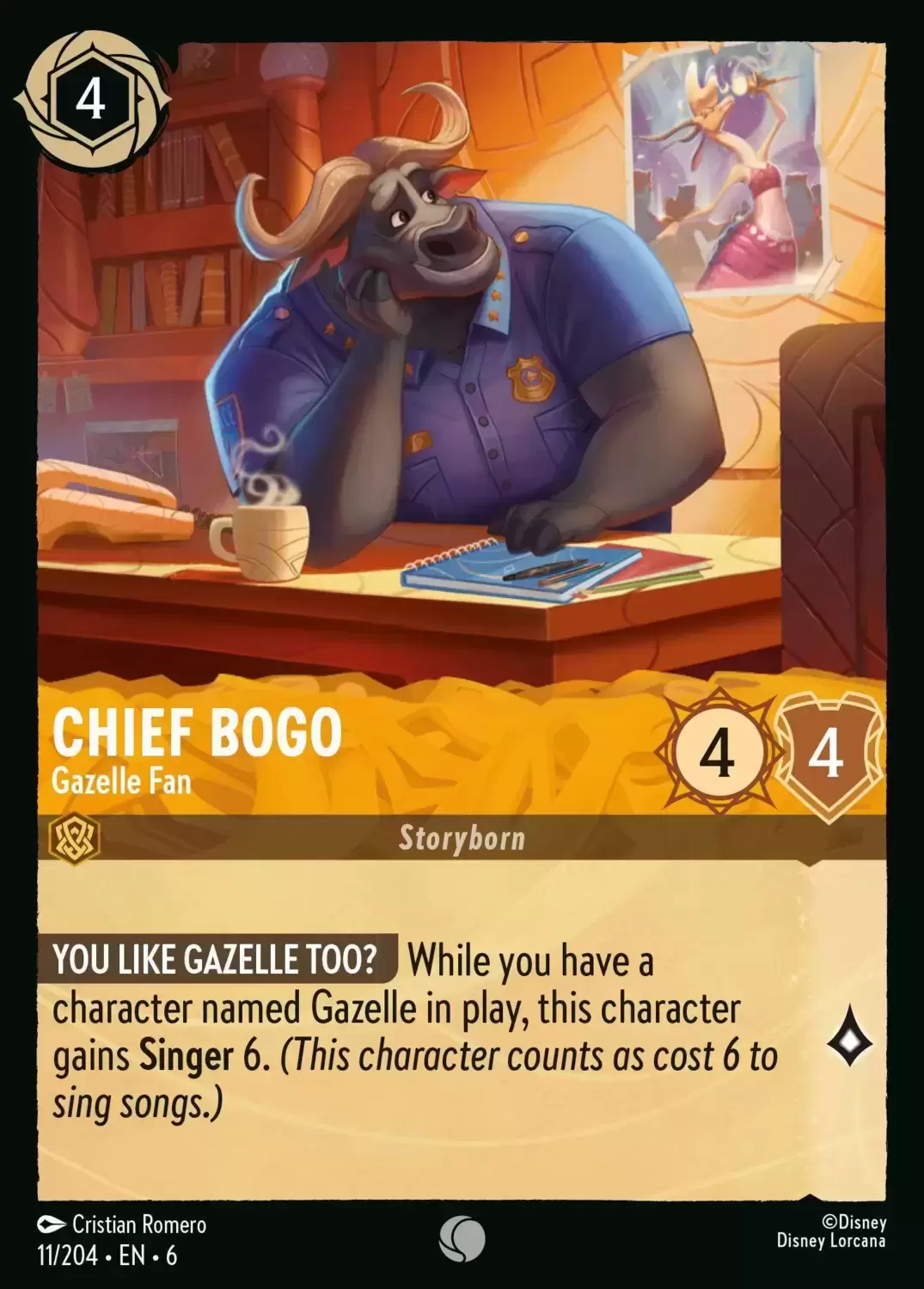 Azurite Sea - Chief Bogo - Gazelle-Fan