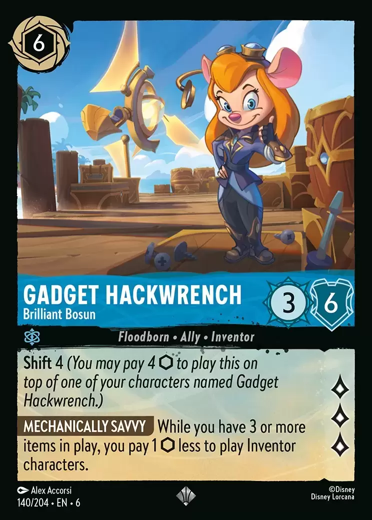 Azurite Sea - Gadget Hackwrench - Brilliant Bosun