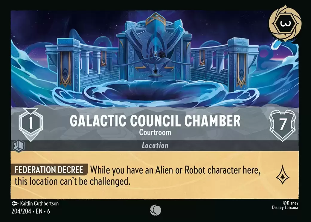 Azurite Sea - Galactic Council Chamber
