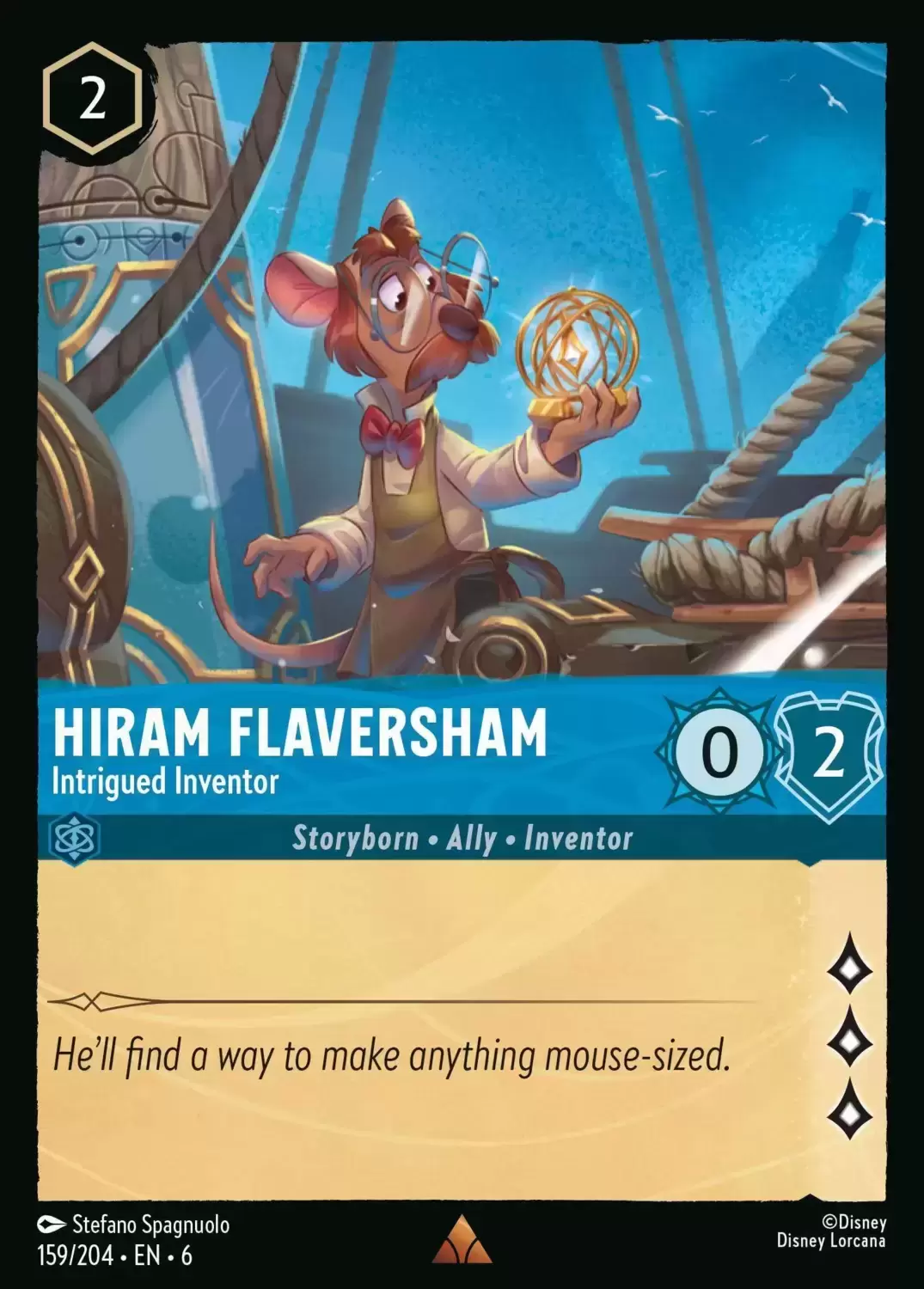 Azurite Sea - Hiram Flaversham - Intrigued Inventor