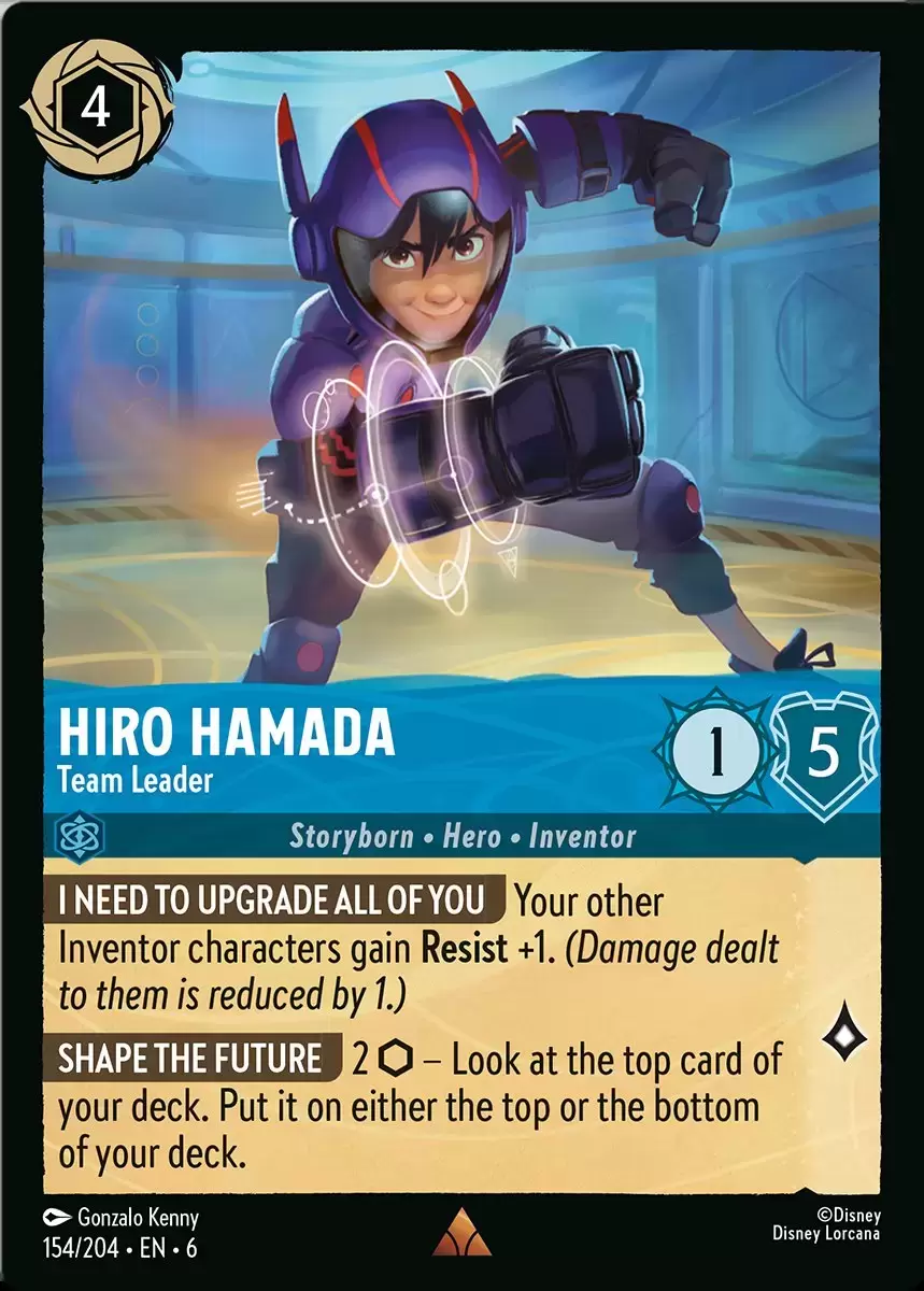 Azurite Sea - Hiro Hamada - Team Leader