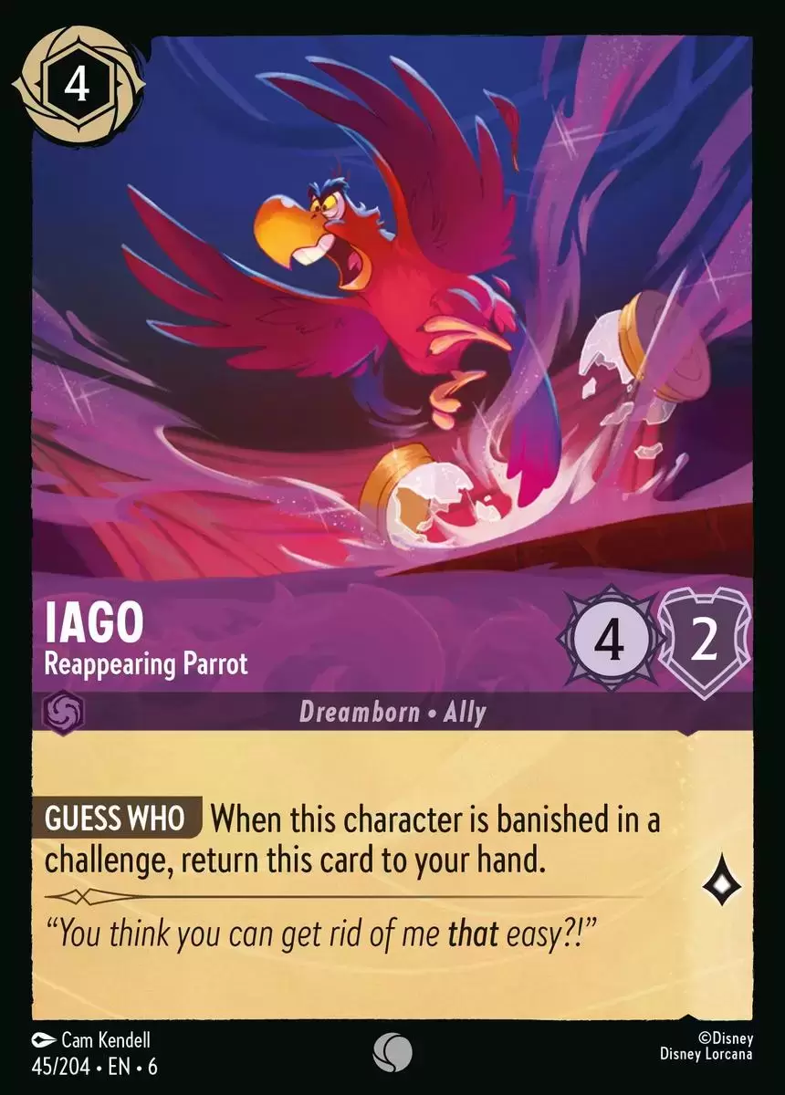 Azurite Sea - Iago - Reappearing Parrot