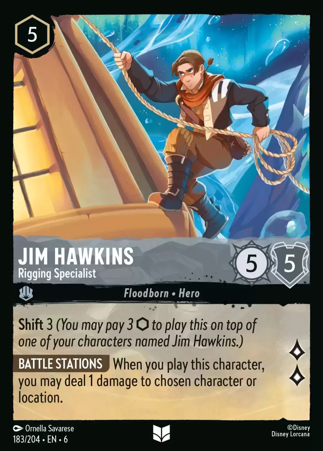 Azurite Sea - Jim Hawkins - Rigging Specialist