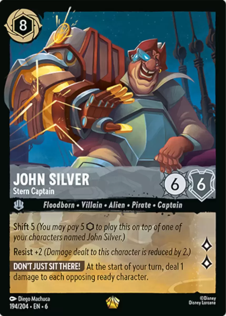 Azurite Sea - John Silver - Stern Captain