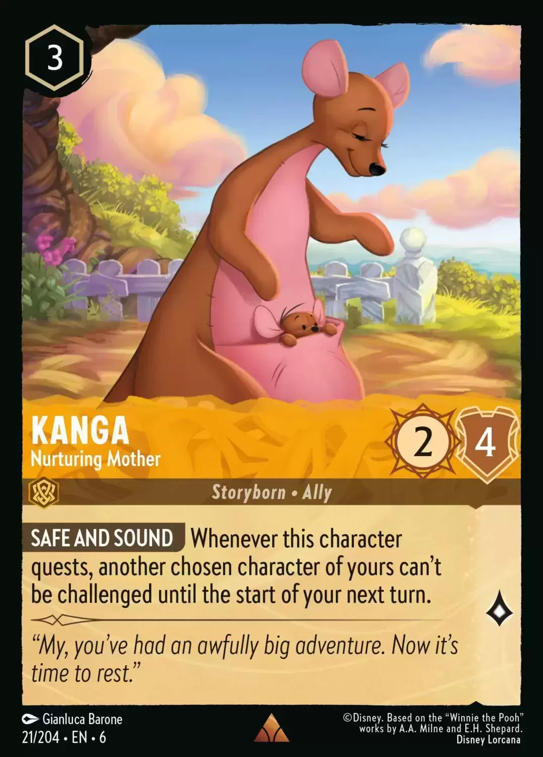 Azurite Sea - Kanga - Nurturing Mother