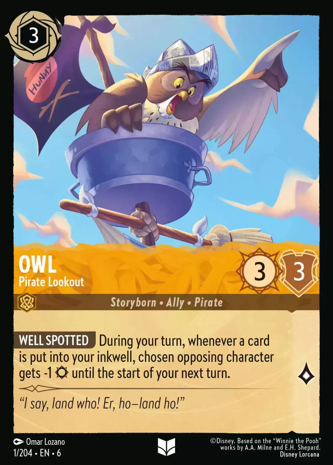 Azurite Sea - Owl - Pirate Lookout