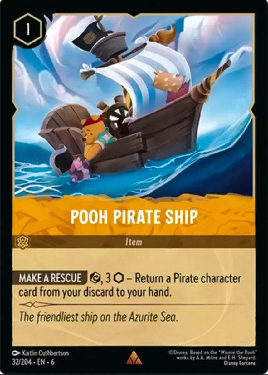 Azurite Sea - Pooh Pirate Ship