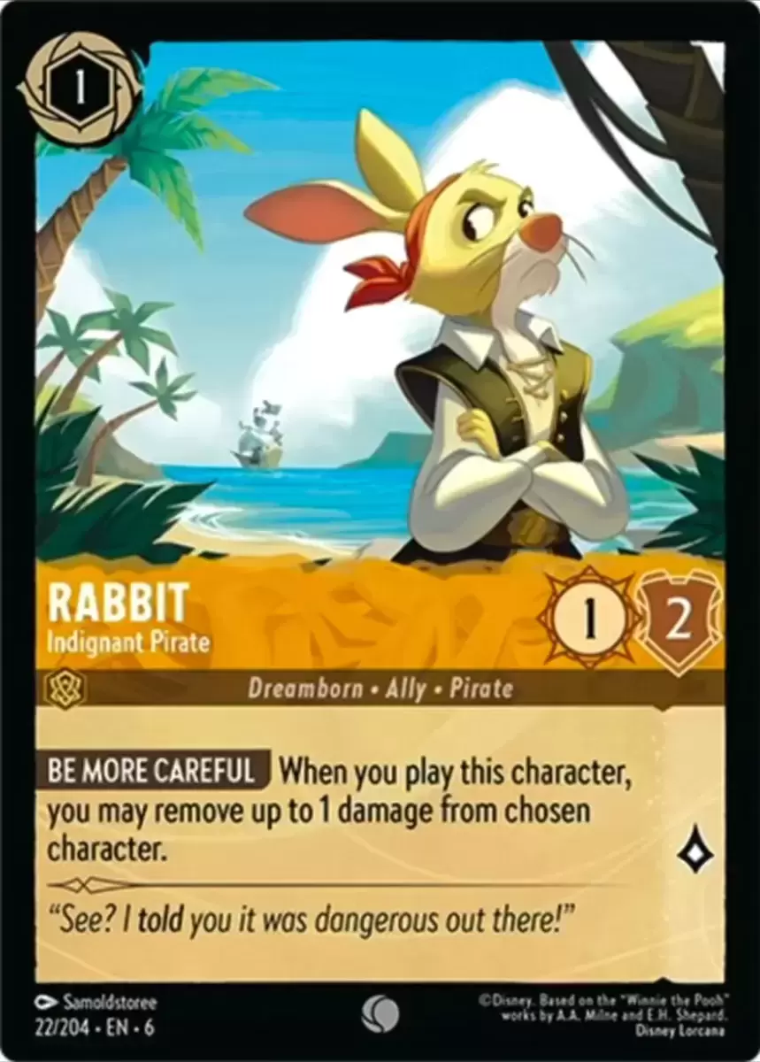 Azurite Sea - Rabbit - Indignant Pirate