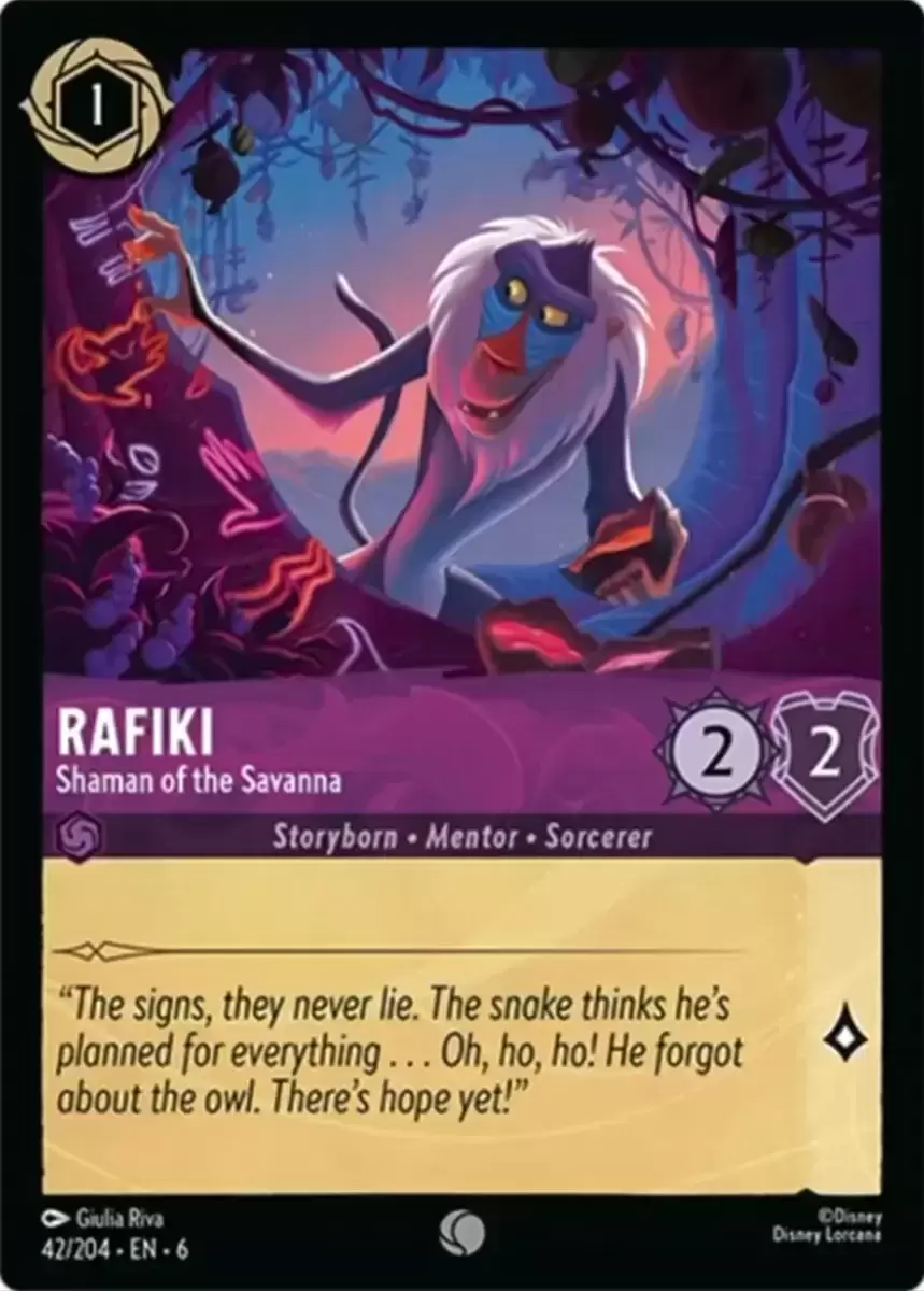 Azurite Sea - Rafiki - Shaman of the Savanna