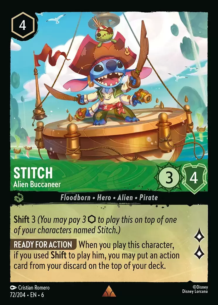 Azurite Sea - Stitch - Alien Buccaneer