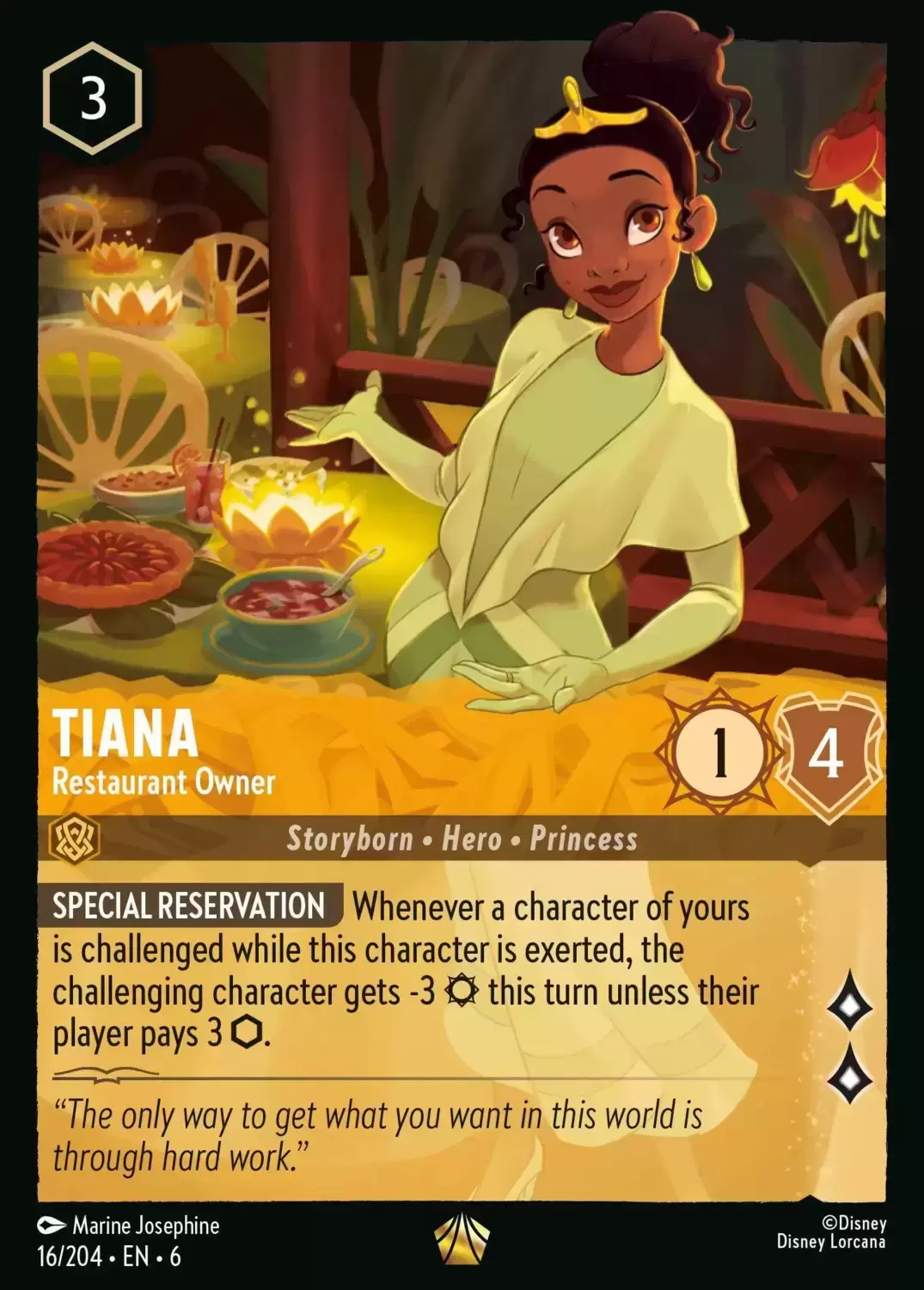 Azurite Sea - Tiana - Restaurant Owner