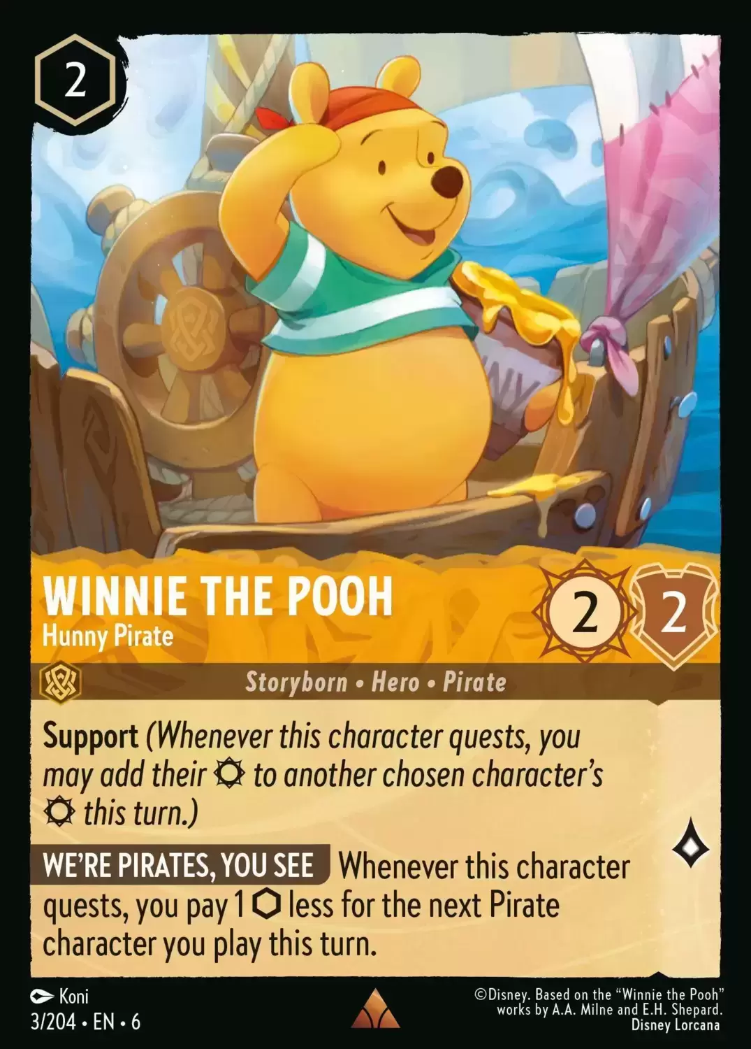 Azurite Sea - Winnie the Pooh - Hunny Pirate